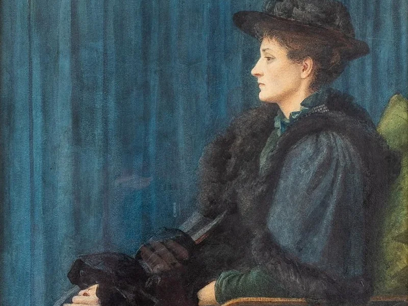 1858-Caroline Susan Theodora Grosvenor Stuart-Wortley - Ritratto della signorina Rosa Stillman del 1893
